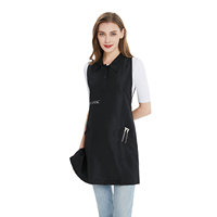 Coiffeur Coiffeur Smock Barber Gilet Cosmétologie Salon Tablier Pet Groomer Robe Sans Manches SPA Uniformes Travail Vêtements 3750
