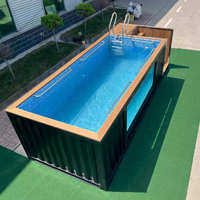 Piscine hors sol Addotron pour toute la famille, avec structure en PVC robuste, pour une utilisation toute l'année en extérieur, de 20 à 40 pieds