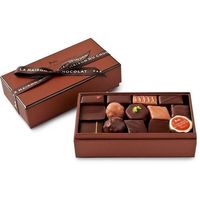 Boîte d'emballage magnétique en carton rigide doré personnalisable, matériaux recyclés, plateau en papier laminé gaufré pour chocolats, cadeaux