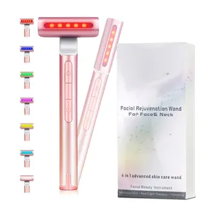 Beauty Products For Women Skincare Device 7 Colors Light Therapy Eyes And Face Massage Pen Red Light Therapy Wand