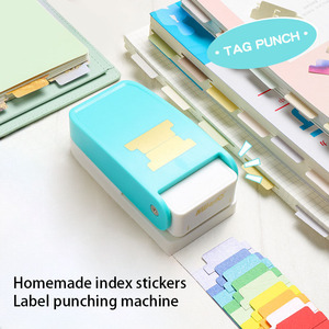 Perforadora de Etiquetas para Separadores de Páginas, Máquina Perforadora de Etiquetas de Índice, Hecho en Casa - Product Image 5