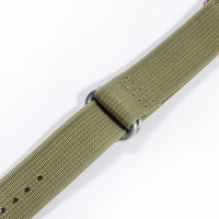 Bracelet de montre Lionorm Premium en nylon côtelé 20mm 22mm, durable, en tissu de ceinture de sécurité tissé, avec boucle brossée à 5 anneaux