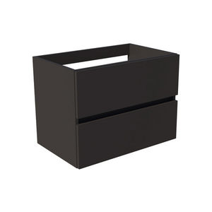 Mueble de Baño Suspendido City con 2 Cajones, Base de 90 cm, Madera Nudada - Product Image 1