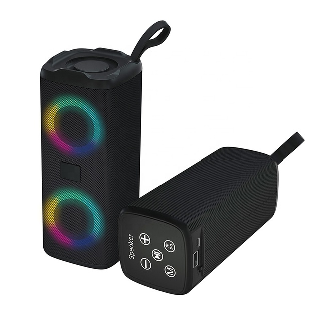 New Arrival Mini Portable for Speaker Box with Hi-Fi Stereo Bass TF Card Wireless RGB LED Light and 10W Output