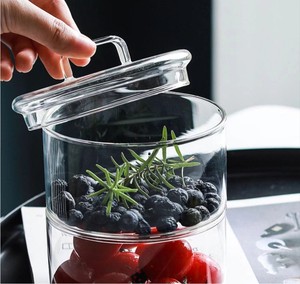 Ensemble de bols en verre hermétiques avec couvercles, récipients de rangement de cuisine résistants, compatibles micro-ondes, empilables pour la préparation des aliments, les collations, les bonbons - Product Image 3