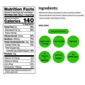 Kakao Keto dostu, düşük karbonhidrat, yüksek Protein ve şekersiz tahıl kızartılmamış - Product Image 5