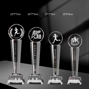 Competencia deportiva Trofeo <span class=keywords><strong>de</strong></span> cristal Baloncesto Fútbol Voleibol Tenis Béisbol Bádminton Tenis <span class=keywords><strong>de</strong></span> mesa Trofeo deportivo - Product Image 4