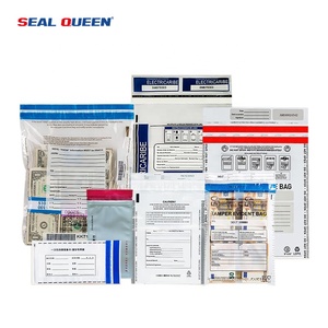 Seal Queen Bank/<span class=keywords><strong>Police</strong></span>/Prison Security Cash Bag Enveloppes de documents Inviolable Sac de sécurité de dépôt - Product Image 6