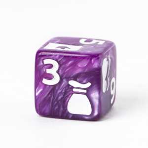 Dados de Póker Acrílicos Duraderos y Personalizables AC-D171-178, Dados D6 Color Púrpura Perla para <span class=keywords><strong>Juegos</strong></span> de Rol, Póker, DND y Cartas, Personalizables - Product Image 2