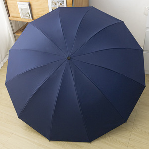 Lớn quá khổ cho nam giới và phụ nữ ba người đôi Mưa Thêm lớn tăng cường gấp ô dày cho sinh viên - Product Image 2