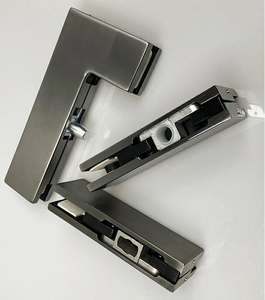 Gran oferta, accesorio de parche <span class=keywords><strong>L</strong></span> de acero inoxidable, accesorios de parche de Hardware de puerta de vidrio sin marco - Product Image 5