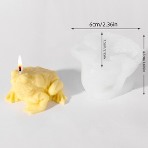 TangChu Realistic Toad Sculpture Candle Making Mold for Candle & Baking - Product Image 6