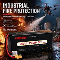 Baterai Semi Solid 6S 40000mAh 5C High Discharge untuk Paket Baterai Drone FPV Freestyle untuk Pesawat RC FPV Quadcopter
