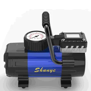 Araba şişme pompa 12v taşınabilir araba hava kompresörü lastiği elektrikli şişirme otomatik pompalar