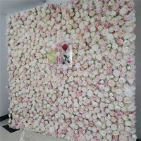 SPR Vente en gros Rouleau de décoration de mariage Toile de fond Fleurs artificielles Tissu Bouquet de roses Plafond verdoyant Fête des pères Halloween