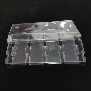 High Quality Transparent Plastic Food Box Tray Blister Packaging For Plants/Crafts With Compartments