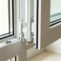 Ventana Corredera de PVC Ligera y Económica RC4 para Cabaña de Montaña, Fácil Instalación