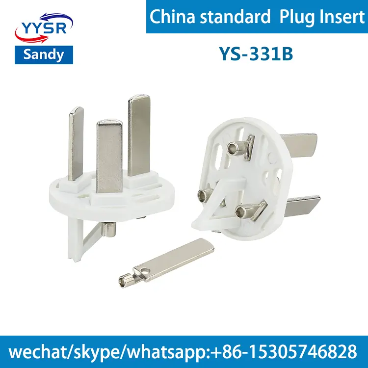 YS-331B chinese plug insert ccc (china) power plug ac power cord plug