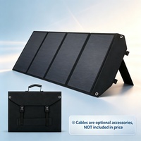 Panneau solaire monocristallin portable et pliable de 200W avec surface étanche pour le camping, les camping-cars, les voyages et l'alimentation hors réseau - Vente en gros
