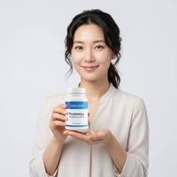 Probiotiques haute puissance 50 milliards d'UFC 60 gélules Complément alimentaire pour adultes Améliore l'immunité Formule en flacon