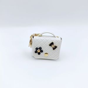 Porte-monnaie mini en cuir de luxe imperméable, avec porte-clés, petit sac pendentif, pour bagages, style raffiné - Product Image 2