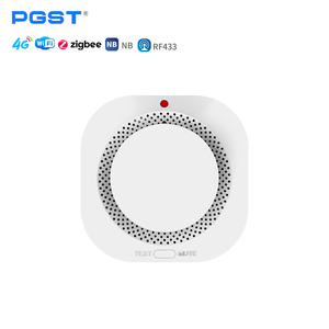 <span class=keywords><strong>Détecteur</strong></span> <span class=keywords><strong>de</strong></span> <span class=keywords><strong>fumée</strong></span> intelligent PGST WIFI/Sans fil/<span class=keywords><strong>Zigbee</strong></span> Tuya DC3V Capteur photoélectrique Certifié CE/FCC/ROHS Couverture <span class=keywords><strong>de</strong></span> 20 à 40 m² - Product Image 1
