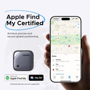 Traceur GPS intelligent UGREEN et localisateur pour la recherche de clés et l'étiquetage d'objets, autonomie de la batterie jusqu'à 2 ans pour <span class=keywords><strong>iPhone</strong></span> et pour Apple Find My - Product Image 2
