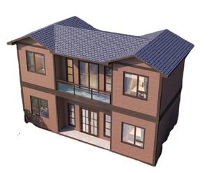 Casas Prefabricadas Modulares de Acero Estilo <span class=keywords><strong>Boutique</strong></span> de Bajo Costo con Entrega Mundial, Kit de Casas Triangulares Tipo Bungalow para Hotel u Hogar - Product Image 5