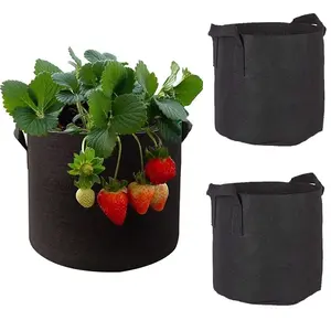 Breathable Felt Grow Bag 3 X 6 Plant Grow Bags Potato Large Plants Pot Grow Bags For Garden
