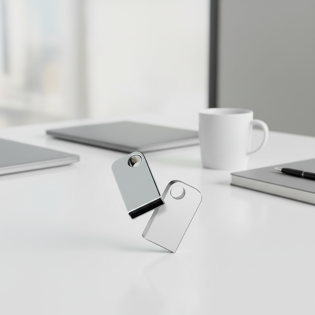 Bulk New Silver Metal+Plastic USB Flash Drive 2.0 128MB-64GB Capacity 2-Year Warranty 4-13MB/s Speed No Encryption Custom Logo