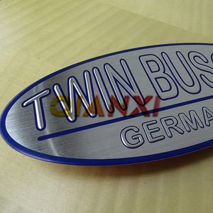 3D di Alluminio segno targhetta in acciaio inox tag In Rilievo In metallo logo nome piastre - Product Image 2