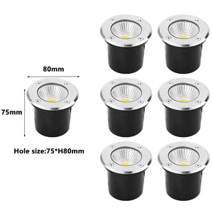Lumière LED encastrée au sol en acier inoxydable pour décoration paysagère extérieure, étanche - Product Image 2