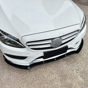 For Mercedes Benz C Class W205 C180 C200 C260 AMG 2015-2018 Car Front Bumper Lip Diffuser Spoiler Body Kit Splitter Guard - Product Image 5