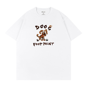 T-shirt homme noir et blanc, manches courtes, taille L, 100% coton, jersey respirant, fabriqué en Chine - Product Image 4