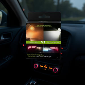 Ampoules LED T10 1W 5730 à culot en coin 12V Blanc Xénon pour éclairage de plaque d'immatriculation, feux de stationnement et intérieur - Product Image 2