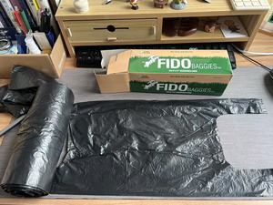 Sac poubelle en T-shirt HDPE/LDPE noir à impression offset, jetable, thermoscellable, prix usine chinois, 0,05 $/pièce en stock - Product Image 3