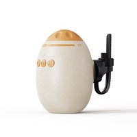 Dispositif de bruit blanc portable pour berceuse de bébé, avec batterie au lithium ABS, boîtier en coquille d'œuf, pour routine apaisante des nourrissons, OEM