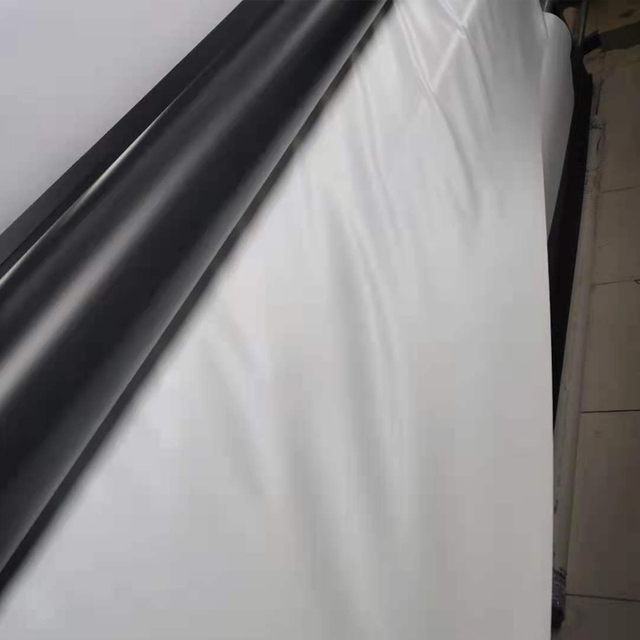 Whole Sale Projection Screen Material Cloth Matt White with Black Back Width 3.2 Meters 100m Long Projector Curtain Fabric