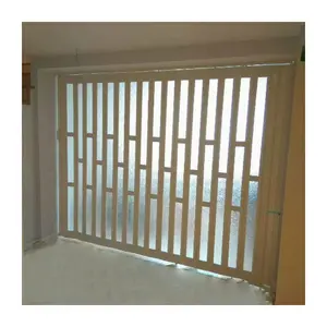 Pvc Folding Door Sliding Door Acrylic Ps Panel Wavy Panel For Kitchen Shower Bathroom