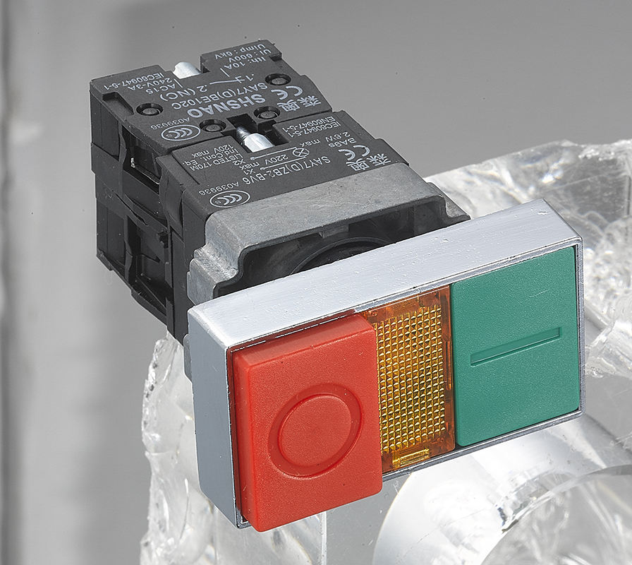 SHSNAO XB2-BW8465 High Quality Low-priced Dual Position Button Switch with Light1NO1NC