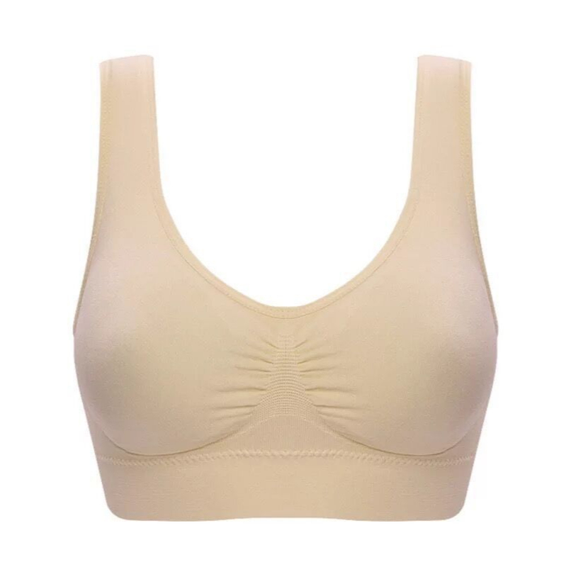 Women Yoga Sports Bra Breathable Fitness Running Vest Sleep Underwear Padded Crop Comfortable Removable Cup