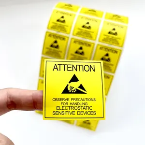 Custom Fragile Stickers Packing Labels Warning Caution Adhesive Shipping Label Roll Sticker Printing