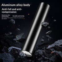 Mini Linterna LED de Bolsillo Recargable de Aluminio, Iluminación Portátil para Acampar al Aire Libre, Senderismo y Emergencias, Linterna Táctica