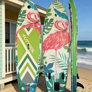 Nouvelle Planche de <span class=keywords><strong>Paddle</strong></span> <span class=keywords><strong>Gonflable</strong></span> Tendance avec Technologie Drop Stitch, Capacité de Charge Élevée 150kg, Pour Deux <span class=keywords><strong>Personnes</strong></span>, Système à <span class=keywords><strong>3</strong></span> Ailerons, Écologique et Portable - Product Image 1