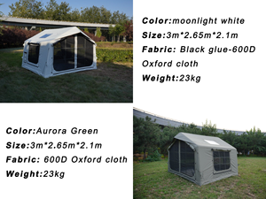 Tente de camping XHAI, type extensible quatre saisons, ouverture automatique rapide, tissu Oxford 600D, imperméable, capacité de 4 à 6 personnes, surface de 8 m - Product Image 5