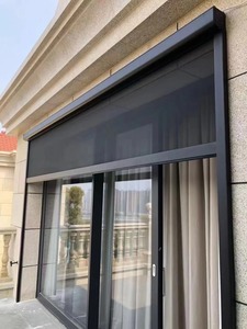 Tenda a Rullo Motorizzata o Manuale per Esterni con Tessuto Parasole, Personalizzabile, per <span class=keywords><strong>Patio</strong></span>, Outlet di Fabbrica Zhuoyi - Product Image 2