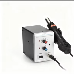 Pistolet à air chaud numérique JRXC avec écran <span class=keywords><strong>pour</strong></span> réparation de téléphones portables, BGA, cartes de circuits imprimés, <span class=keywords><strong>fer</strong></span> à <span class=keywords><strong>souder</strong></span> 100-500°C, garantie 3 ans - Product Image 1