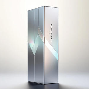 Custom Cosmetic Packaging Color Box for Skin Care Candle <strong>Products</strong> Bronzing Silver Card Carton Gift Box Stamping <strong>Customizable</strong> - Product Image 2