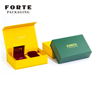 FORTE Coffrets Cadeaux Magnétiques Dégradables pour Bijoux – Ensemble de Luxe Personnalisé pour Colliers et Bagues – Boîtes en Papier - Product Image 4