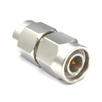 Adaptateur RF droit TNCA-JJG50 Ohm, connecteur coaxial mâle-mâle, adapté aux équipements de test micro-ondes